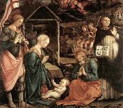 Adoration of the Child with Saints